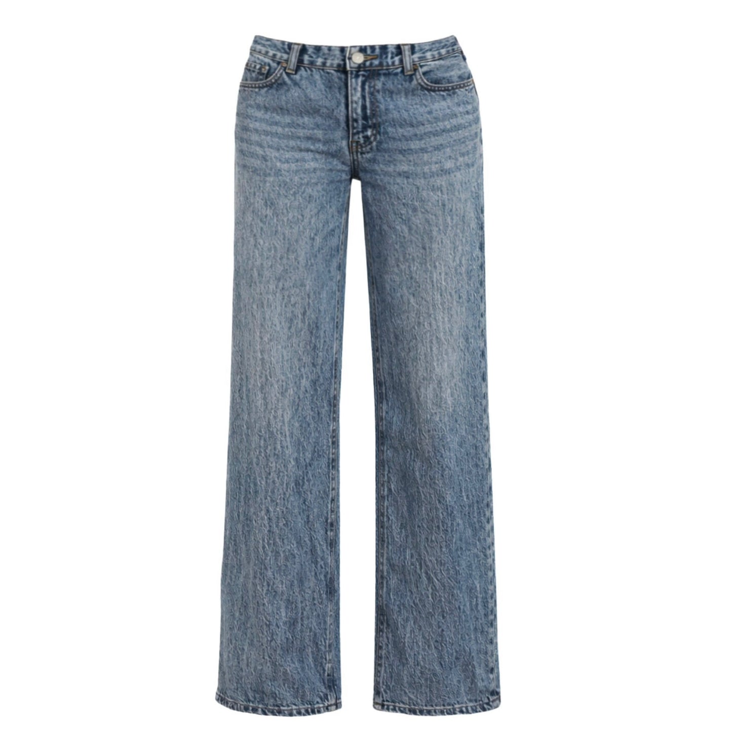 Gisela Mid-Rise Jeans Medium Wash