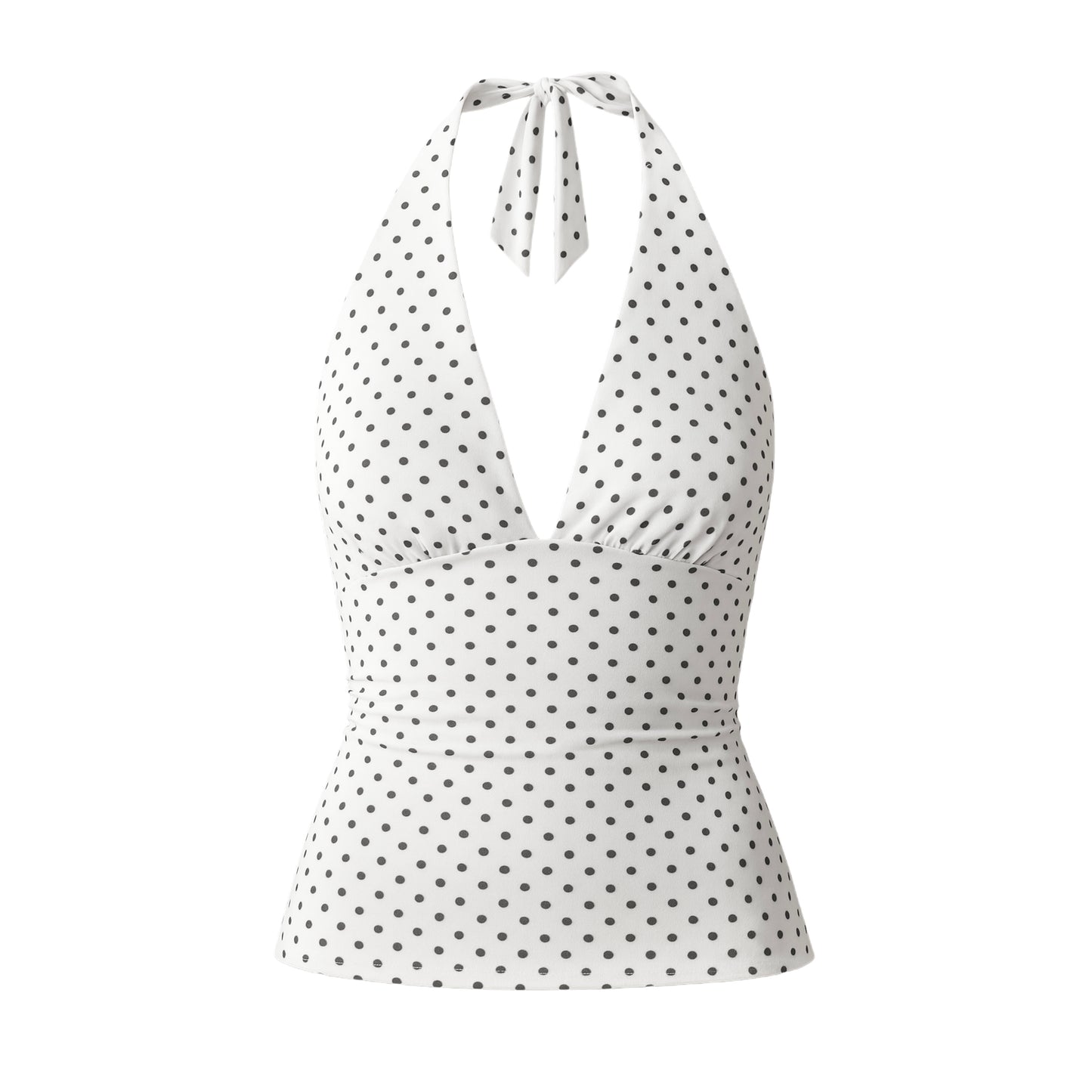 Aria Polka Dot Top White