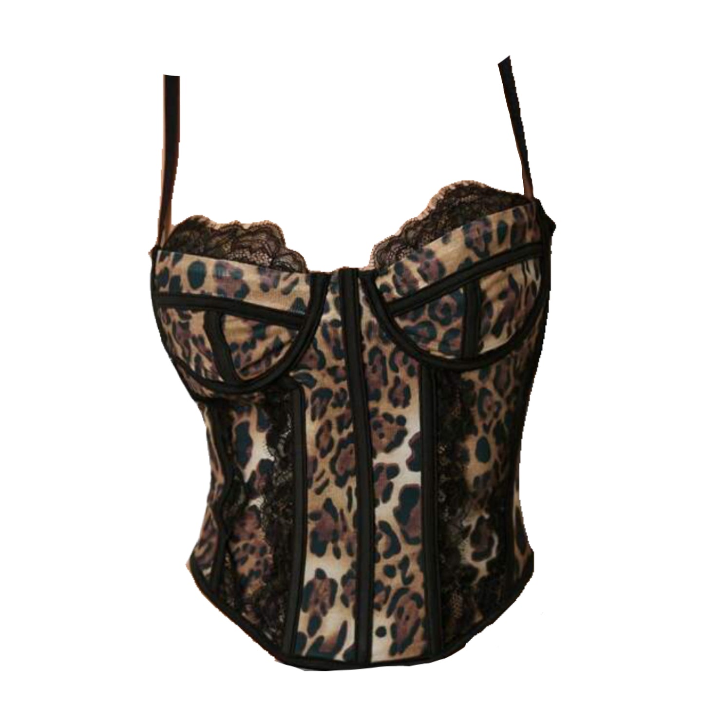 Lea Leopard Print Corset
