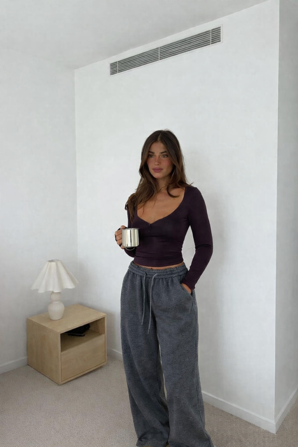 Remi Oversized Sweatpants Dark Gray