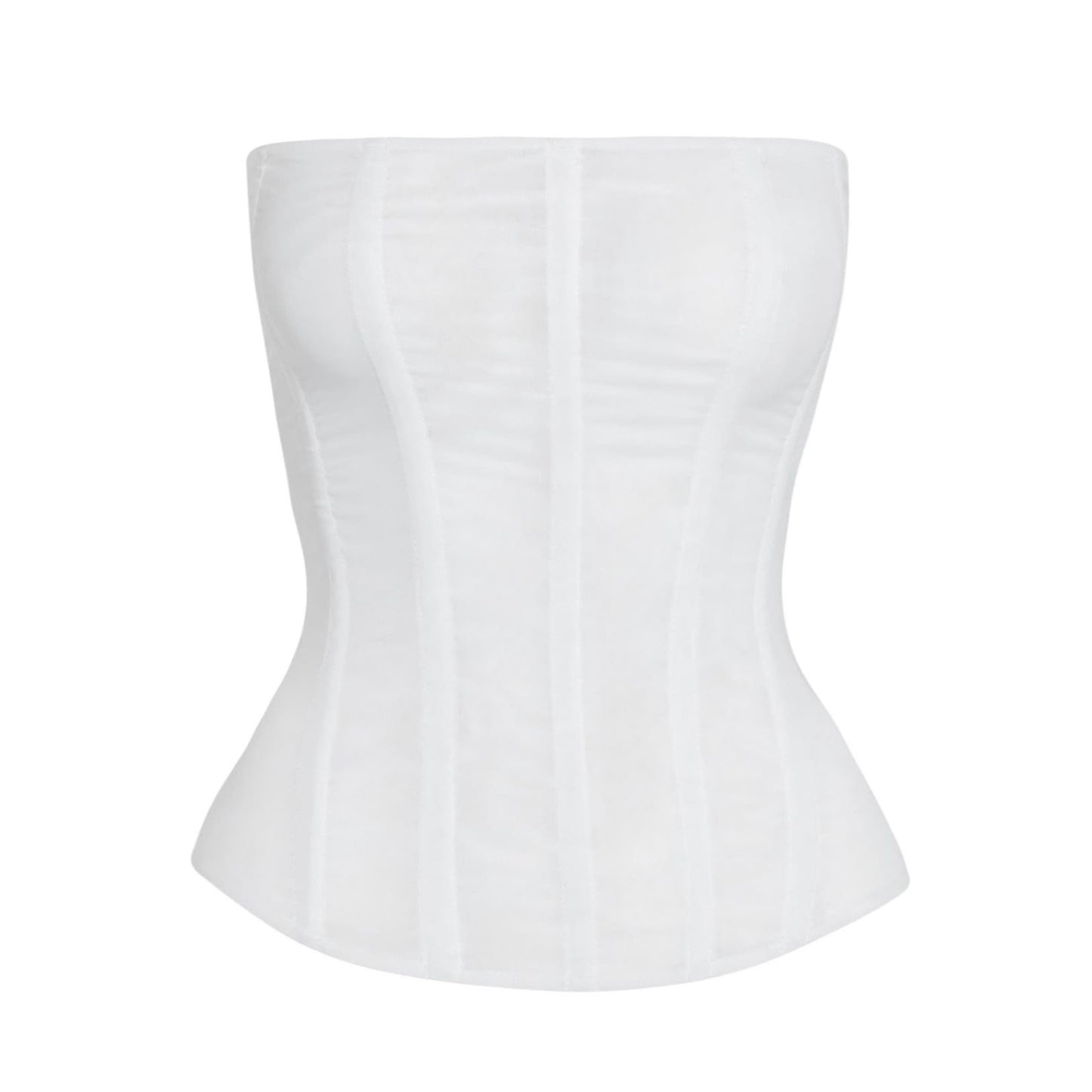 Sheera Mesh Corset Top White