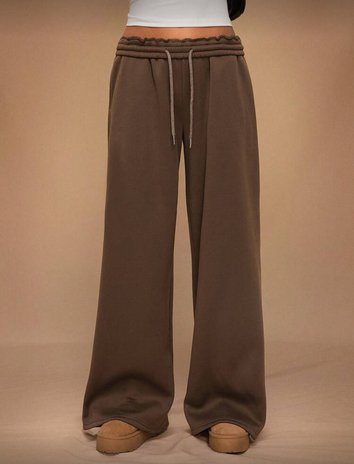 Remi Oversized Sweatpants Brown