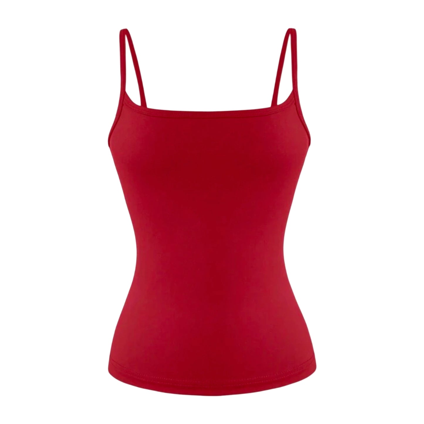 Hazel Basic Tank Top Cherry Red